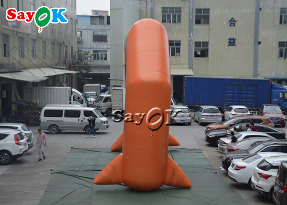 Arco gonfiabile arancio dell'entrata del PVC per la promozione di pubblicità di evento