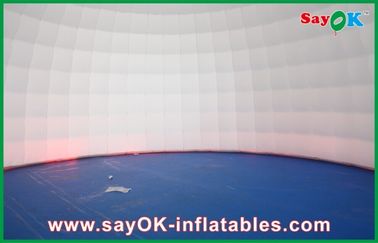 Tenda gonfiabile bianca, tenda gonfiabile dell'aria del OD 5m della cupola per la mostra