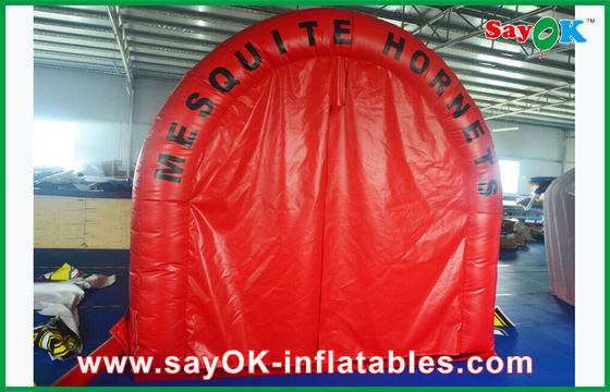 Tenda gonfiabile a cupola Rossa impermeabile Tenda gonfiabile ad aria Tunnel gonfiabile con logo personalizzato Marchio Tenda gonfiabile Campin