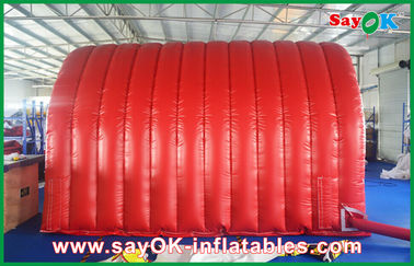 Tunnel gonfiabile del tunnel della tenda della tenda gonfiabile impermeabile rossa gonfiabile dell'aria con il campin gonfiabile su ordinazione della tenda di Logo Mark