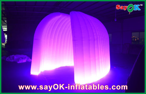 Tenda gonfiabile personalizzata Festa di nozze Tenda gonfiabile a aria rotonda 210D Stoffa Oxford Con illuminazione a LED