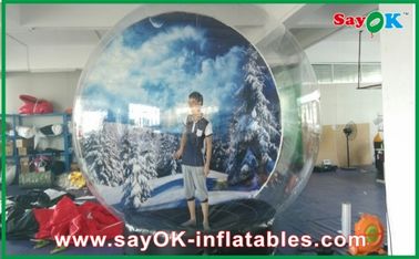 Palla gonfiabile della neve/diametro gonfiabile trasparente 5M della bolla del globo della neve di Chrismas