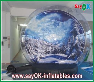 Palla gonfiabile della neve/diametro gonfiabile trasparente 5M della bolla del globo della neve di Chrismas