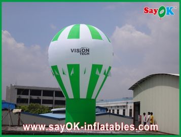 Progettazione gonfiabile su ordinazione dell'arcobaleno dei prodotti dei palloni a terra verdi di pubblicità