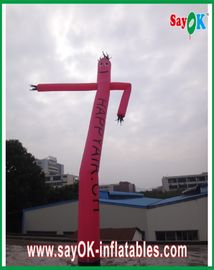 Uomo d'ondeggiamento rosa su ordinazione di Logo Durable Inflatable Air Dancer dell'uomo gonfiabile di oscillazione per l'apertura di evento