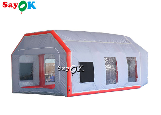 La cabina di spruzzo gonfiabile dell'automobile di Gray Air Tight Inflatable Tent della tenda del lavoro impermeabilizza anti UV