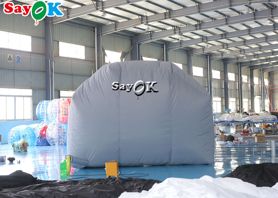 La cabina di spruzzo gonfiabile dell'automobile di Gray Air Tight Inflatable Tent della tenda del lavoro impermeabilizza anti UV