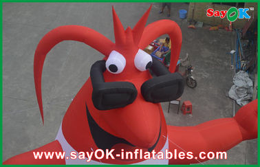 Panno gonfiabile rosso dei personaggi dei cartoni animati 420D Oxford di festival