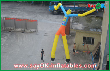 Ballerino gonfiabile resistente ballante Man With Custom Logo For Promotion dell'aria dell'uomo 7m dell'aria alto