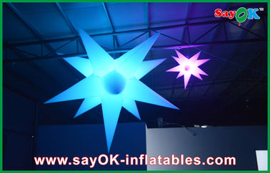 Pallone principale gonfiabile della stella di pubblicità della stella della decorazione dell'interno del partito con la luce del LED
