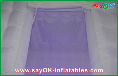 La cabina della foto di nozze assume il portatile gonfiabile bianco su ordinazione di Shell Enclosure Inflatable Cube Tent della cabina della foto