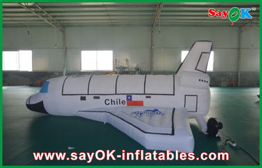 Modello gonfiabile gonfiabile bianco gigante dell'aereo di aria con il ventilatore dell'UL o del CE