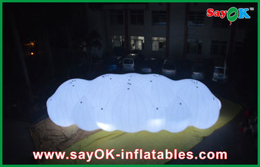 nuvola gonfiabile gigante lunga dell'elio del pallone LED di 12m con con il PVC di 0.2mm per l'evento