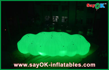 nuvola gonfiabile gigante lunga dell'elio del pallone LED di 12m con con il PVC di 0.2mm per l'evento