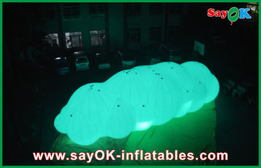 galleggiante gonfiabile del pallone della nuvola dell'elio del PVC di 0.18mm nell'aria con la luce del LED