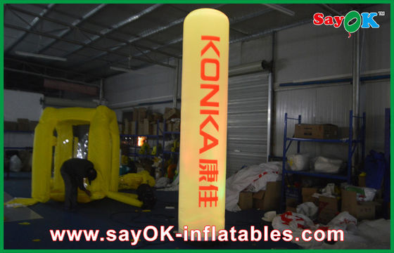 colonna del cubo della colonna principale decorazione gonfiabile di illuminazione di altezza di 3m stampata