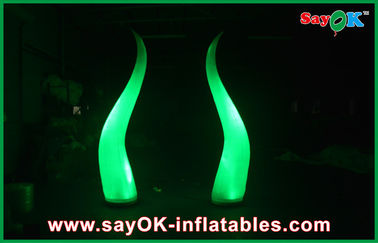 Decorazione gonfiabile di nylon di illuminazione del cono 190T, fase di illuminazione gonfiabile del partito dell'interno