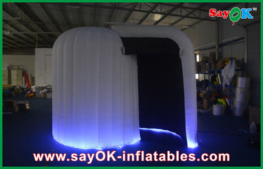 Cabina principale gonfiabile Photobooth gonfiabile dell'interno, tenda gonfiabile bianca su ordine della foto del cubo
