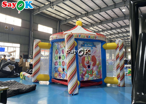Cabina interattiva del gioco di carnevale di Theme Party Inflatable del recinto di Antivari dei giochi di sport di Tarpalin dei giochi gonfiabili del prato inglese