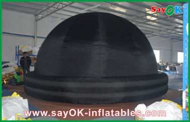 Diametro nero gonfiabile 5m della cupola dell'aria del planetario mobile di istruzione