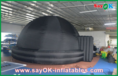 Planetario gonfiabile portatile, tenda gonfiabile della cupola del nero del panno di 210D Oxford