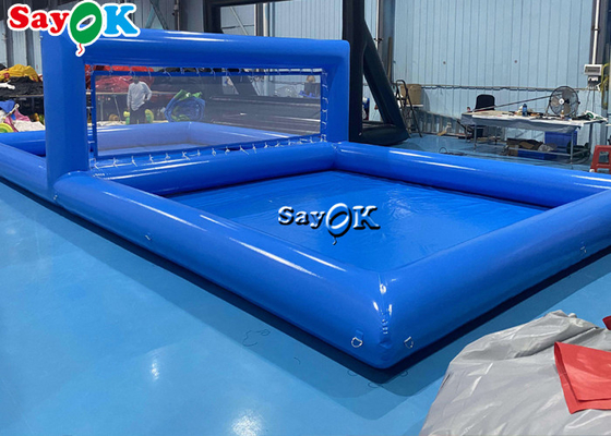 La piscina gonfiabile gigante gioca il gioco galleggiante multifunzionale ermetico e gonfiabile interattivo per adulti del campo da pallavolo sull'acqua