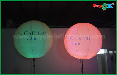 decorazione gonfiabile di illuminazione del pallone del supporto principale 1.5m per annunciare