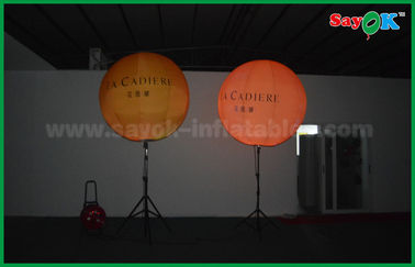 decorazione gonfiabile di illuminazione del pallone del supporto principale 1.5m per annunciare