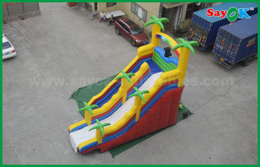 Grandi scivoli gonfiabili Promo Custom Double Giant Bouncy Slide Salto E Scivolo d'acqua gonfiabile Parco