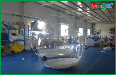 Tenda di campeggio gonfiabile materiale del PVC della tenda dell'alta di resistenza al vento tenda gonfiabile trasparente gonfiabile dell'aria