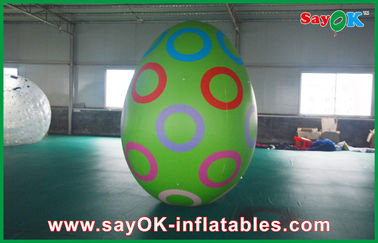 Il PVC fuori delle decorazioni gonfiabili di festa ha dipinto l'uovo della decorazione