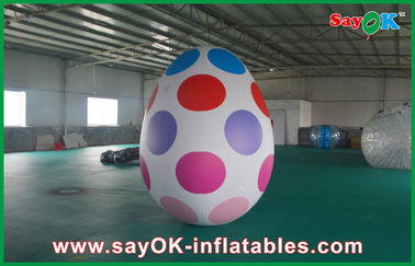 Decorazione gonfiabile variopinta di festival di Pasqua dell'uovo della decorazione con l'uovo di Pasqua gonfiabile della stampa da vendere