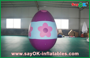 uova gonfiabili di festa di 6m delle decorazioni del PVC dell'uovo di Pasqua del partito gonfiabile di pubblicità per i puntelli della fase
