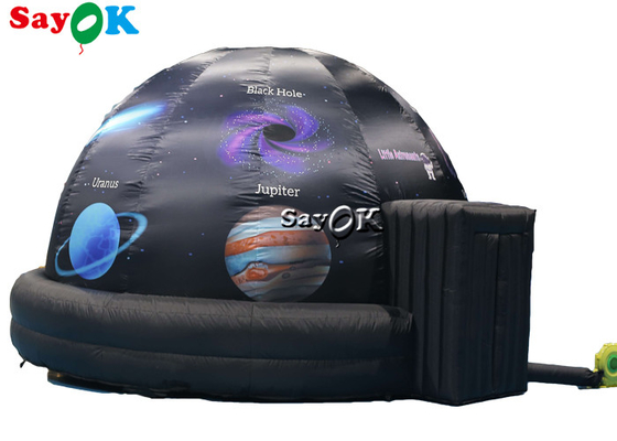 tenda gonfiabile della cupola della proiezione del nero del planetario del diametro di 5m per l'esposizione di scienza