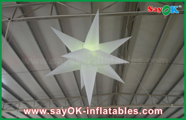 Decorazione LED solare della fase del club di evento della festa nuziale che accende stella gonfiabile