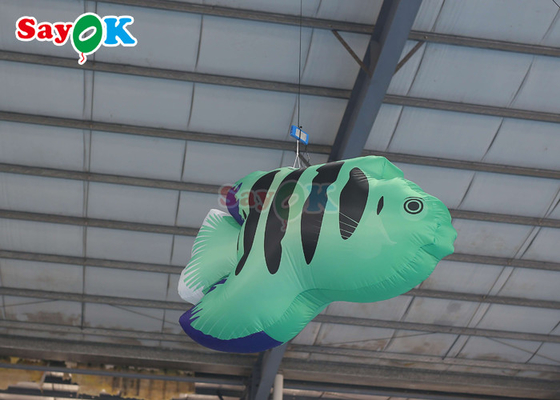 Grande pesce volante gonfiabile di Oxford LED per i parchi di divertimenti