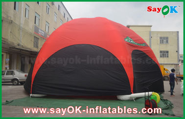 La tenda gonfiabile di campeggio del ragno della stampa all'aperto del diametro 10m della tenda dell'aria con quattro pareti laterali stampa disponibile