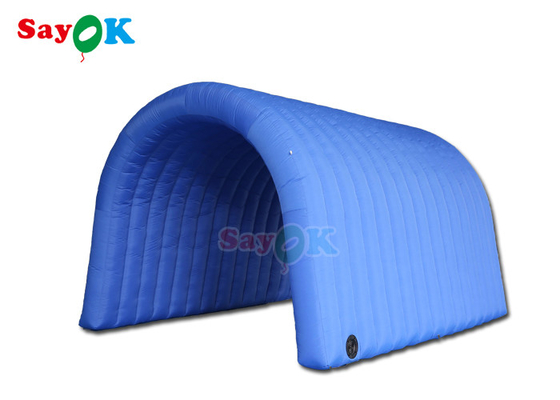 Panno gonfiabile blu gonfiabile di Oxford della tenda del tunnel della tenda 5x5x3mH del prato inglese per la mostra
