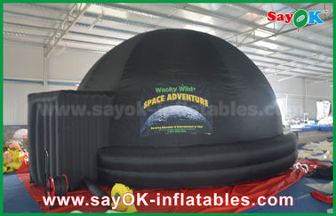 tenda gonfiabile nera della proiezione della cupola del planetario del diametro di 5m per insegnamento della scuola