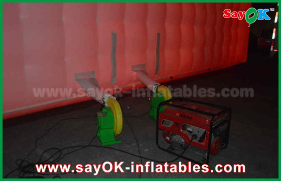 Giant Outdoor White LED Structure Event Tenda gonfiabile a cubo, Club notturno gonfiabile, Tenda gonfiabile da festa in vendita