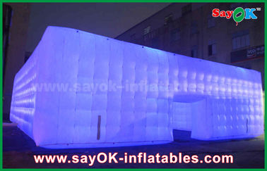 Tenda di campeggio promozionale del cubo di Imflatable con luce principale per il partito di evento