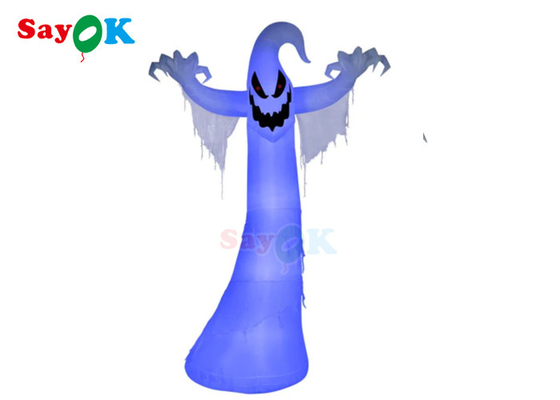 Fantasma bianco principale esplosione gonfiabile di Halloween delle decorazioni di festa della tela cerata