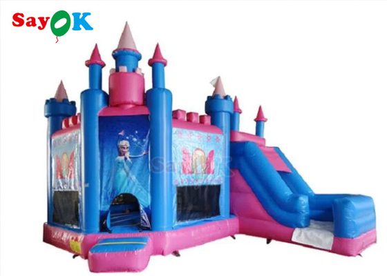 Castello gonfiabile impermeabile di principessa Frozen Carriage Bouncy della Camera di rimbalzo con lo scorrevole
