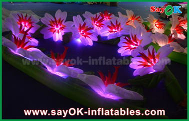 Catena di fiore gonfiabile durevole della luce del LED per la decorazione della fase della festa nuziale
