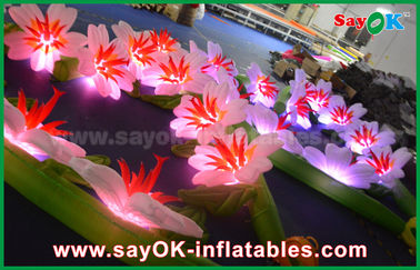 Catena di fiore gonfiabile durevole della luce del LED per la decorazione della fase della festa nuziale