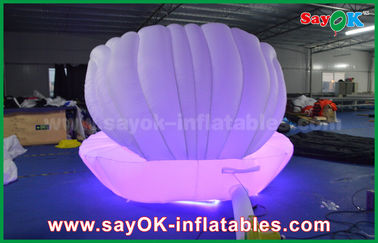 La decorazione gonfiabile gigante di illuminazione del panno di nylon del CE ha condotto il cuore per la fase del partito