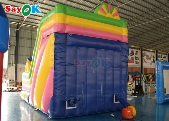 Slide gonfiabile Parco di divertimenti Slide gonfiabile commerciale Bouncer Slide d'acqua fritta 6x4x5m