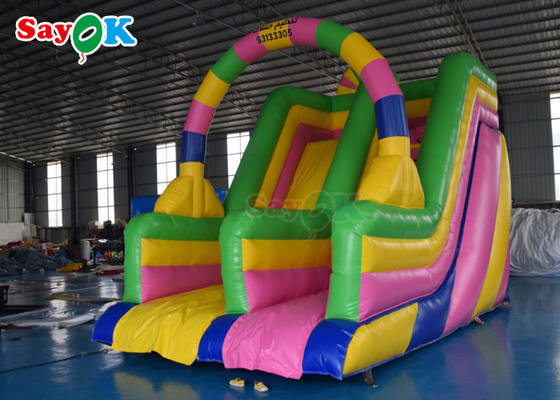 Slide gonfiabile Parco di divertimenti Slide gonfiabile commerciale Bouncer Slide d'acqua fritta 6x4x5m