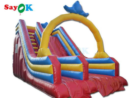 Slide gonfiabile a secco impermeabile Commerciale Slide gonfiabile per bambini Giochi di scivoli gonfiabili