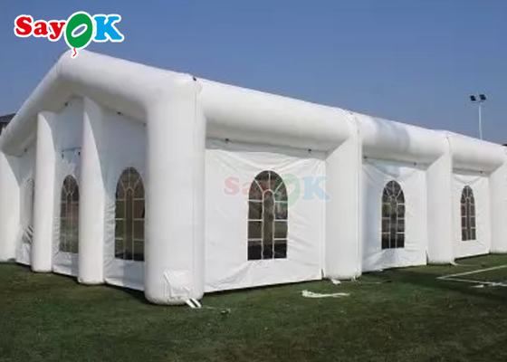 Tenda gonfiabile della festa nuziale del cubo gonfiabile all'aperto della tenda di colore del LED